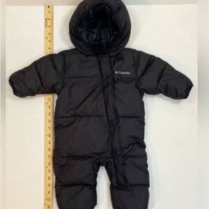 Baby Size 3-6 Month Columbia “Snuggly Bunny Bunting” Down Snow Suit